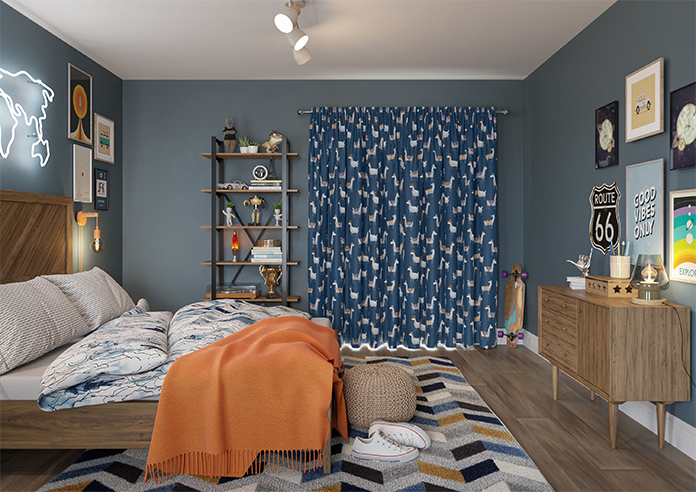 Alpaca, Indigo - Made to Measure Curtains - Image 14